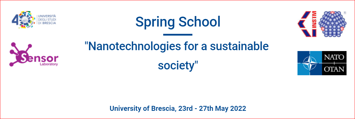 Spring School on Nanotechnologies for a sustainable society